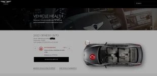 Genesis GV70 Vehicle Health Error Redacted VIN.webp