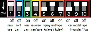 Kplay2  video interface dipswitch settings for Genesis Ultimate model.png