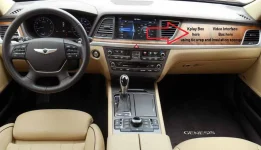 Gensesis Kplay unit in dash mount.webp