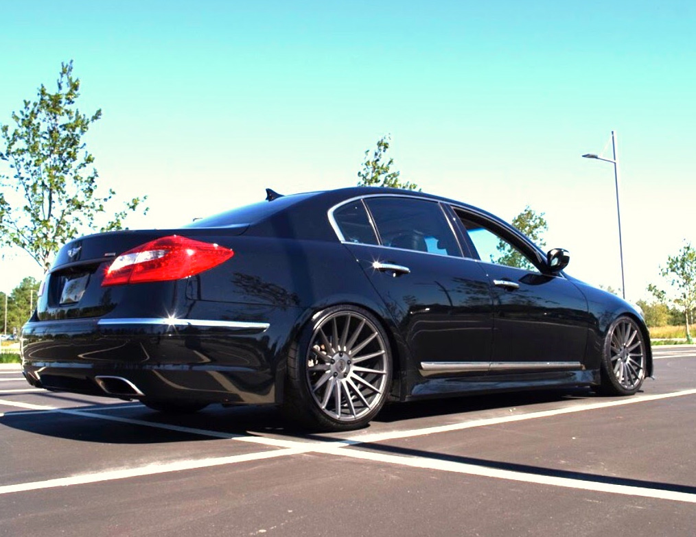 modified hyundai genesis sedan